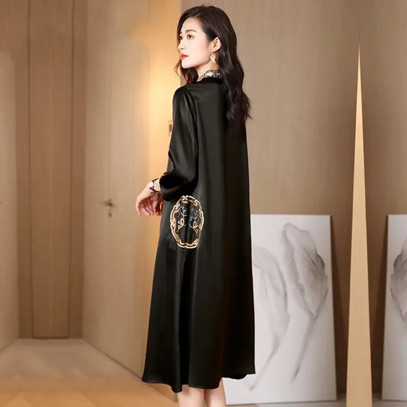 

Gambiere Gauze Silk Dress 2021 Spring Summer New Style Celebrity Style High End Brand Temperament Fashion Dress