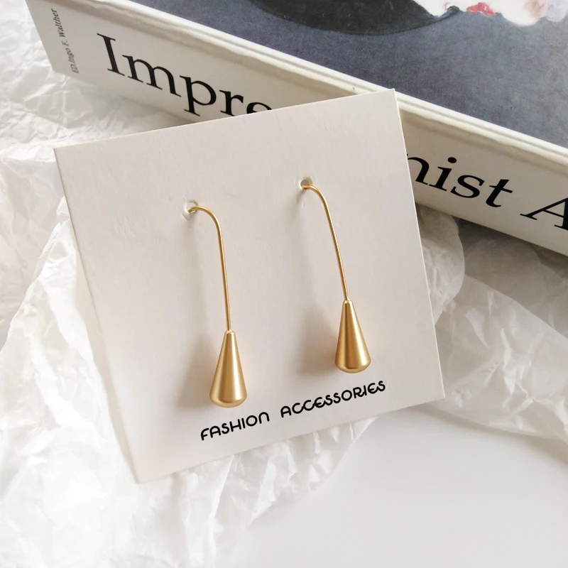 Серьги-подвески женские металлические в богемном стиле с искусственным жемчугом