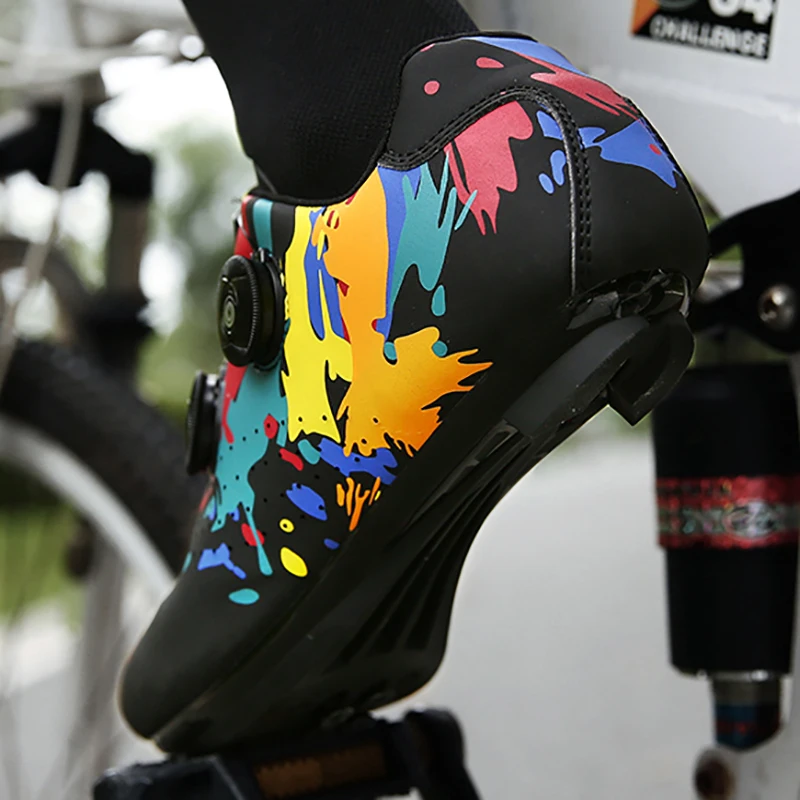 

Men Cycling Sneakers MTB Flat Shoes Specialized Women SPD Racing Trek Bike Footwear Male Mountain Freestyle Bicycle Shoes Road