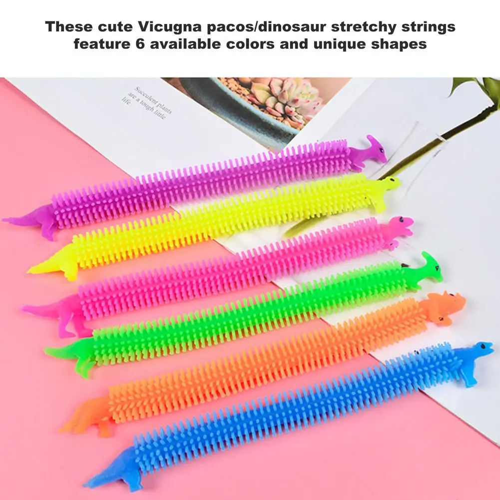 

Rubber Sausage Noodle Elastic Rope Fidget Toys Stretch String Decompression Toy Stretchy Fidget Relief Stress Vent Toys