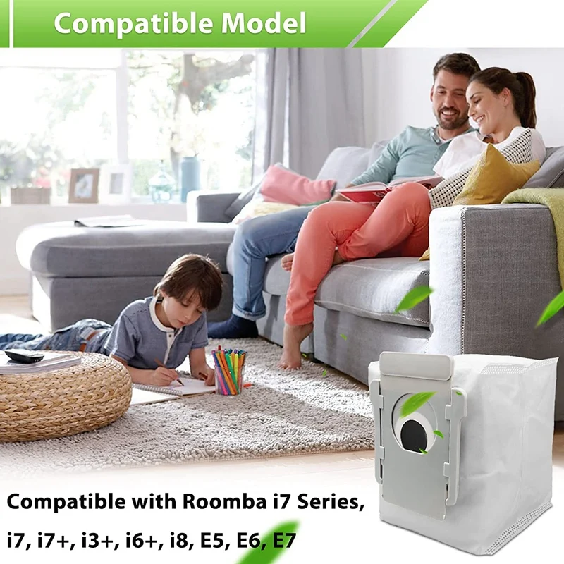 

I7 Replacement Parts Compatible for Roomba I7 Series, I7, I7+, I3, I6+, I8, I8+, E5, E6, E7 Vacuum Cleaner Accessories
