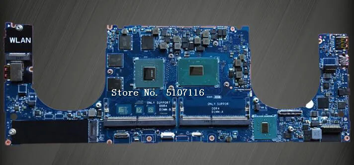

Материнская плата для ноутбука XPS 15 9560, YV12N, будет протестирована перед отправкой
