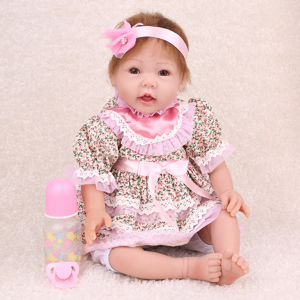Оригинальные NPKDOLL bebe reborn силиконовые детские куклы игрушки 22 дюймов девочка reborn Малыш реалистичные дети подарок на день рождения playmate