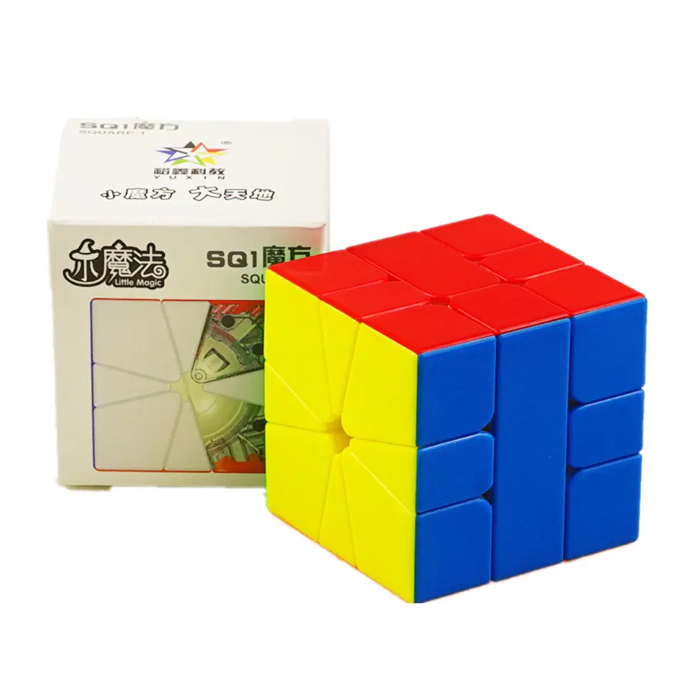 Yuxin маленький магнитный Magic Cube SQ1 кубик без залипаний 3X3 Cubo Magico 3 слоя Скорость