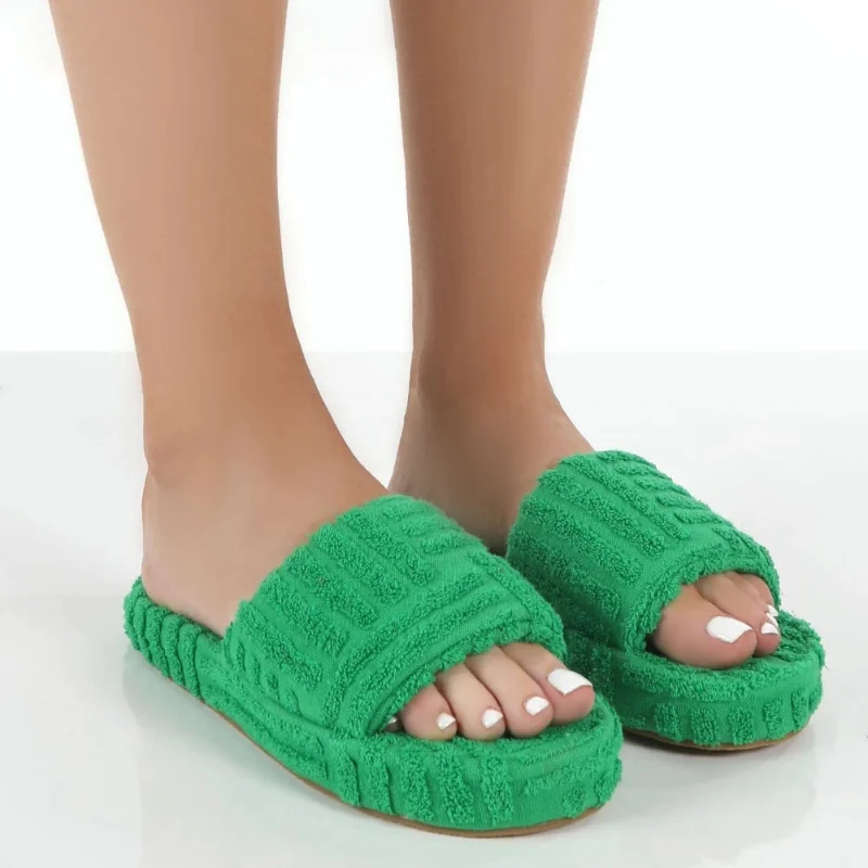 Горячая Распродажа оригинальные женские тисненые хлопковые тапочки в