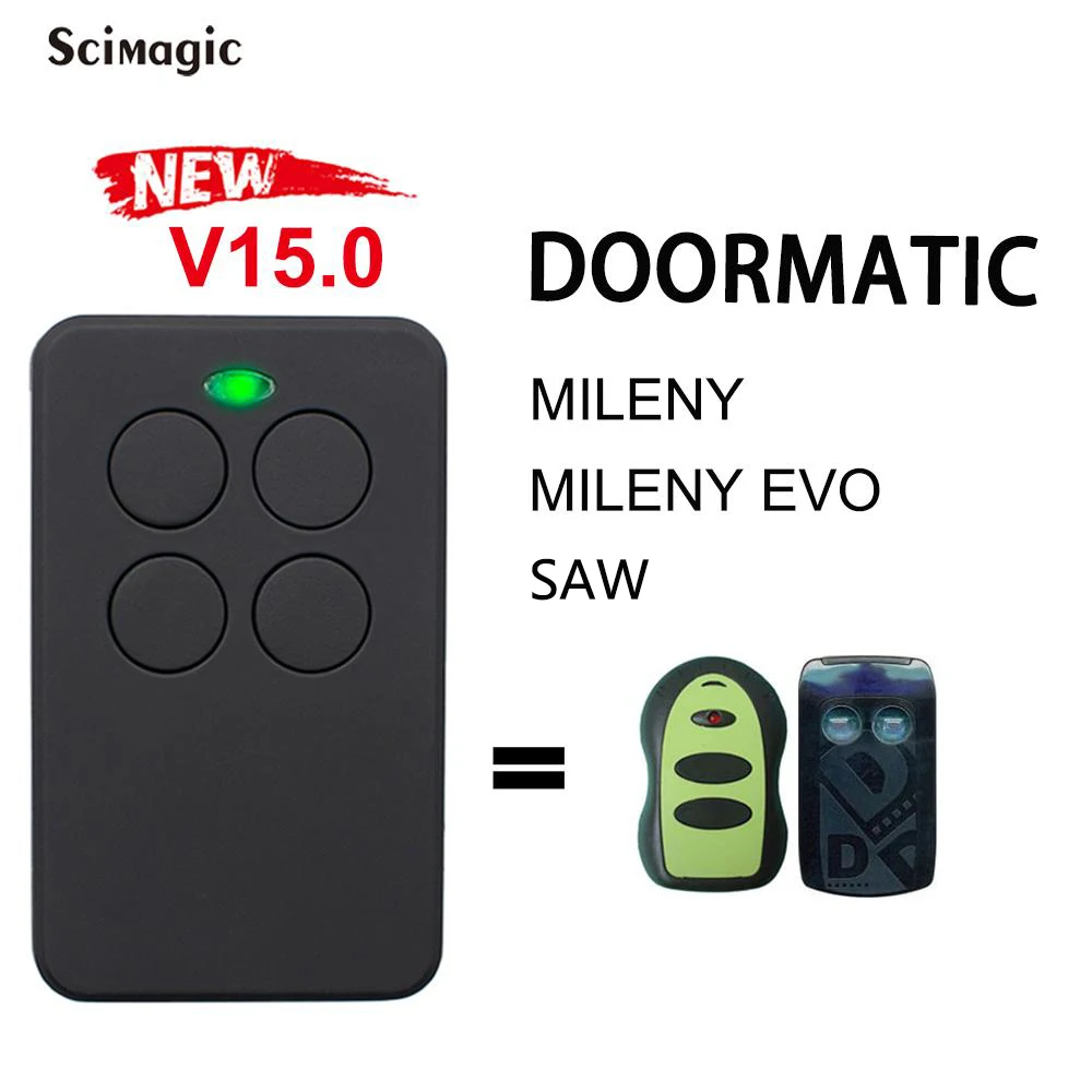 

Для оснастка пила мильены/MILENY-EVO открывателя гаражных дверей 433 МГц пульт дистанционного управления фиксированный код прокатки дверь пульт ...