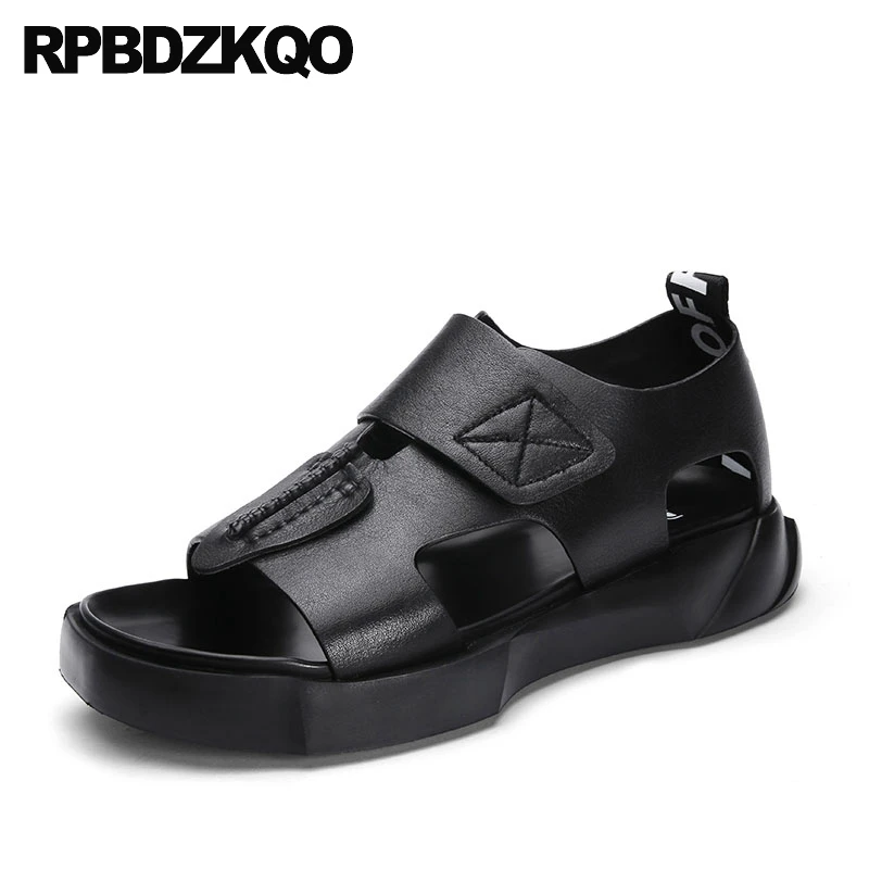 Повседневная мягкая обувь с открытым носком на платформе открытыми пальцами