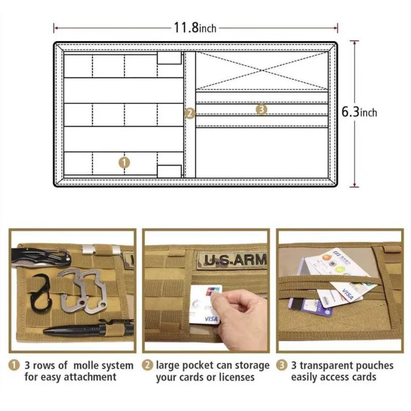 Многофункциональная тактическая автомобильная сумка для хранения