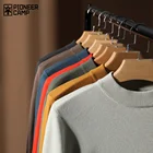 Мужской зимний свитер Pioneer Camp, разноцветный плотный теплый облегающий пуловер для фитнеса, AYK01031092, 2020