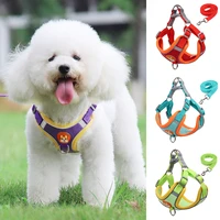 dog collar harness vest cat lead reflective with pet leash puppy accessories things for small medium dogs supplies breast band