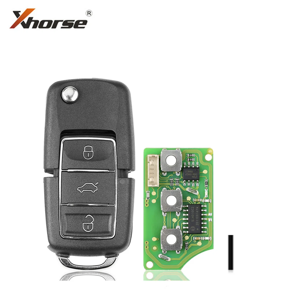 

Xhorse XKB506EN проводной дистанционный ключ для VW B5 Flip 3 кнопки английская версия 10 шт./лот