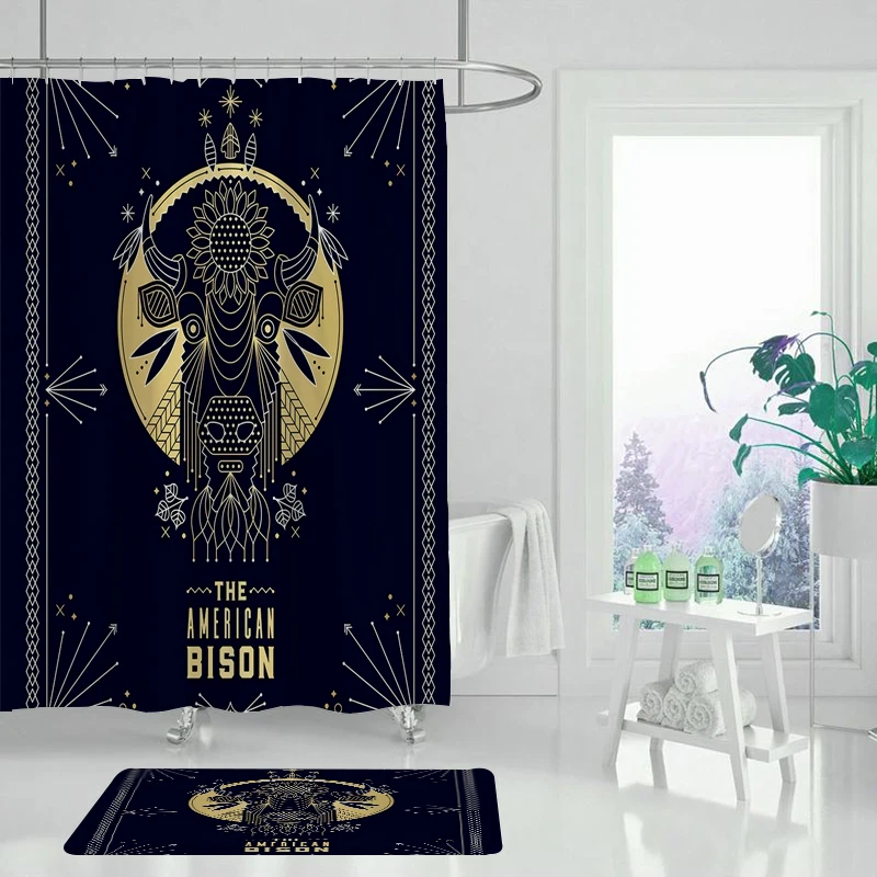 Высококачественная Полиэстеровая занавеска для душа набор штор ванной комнаты