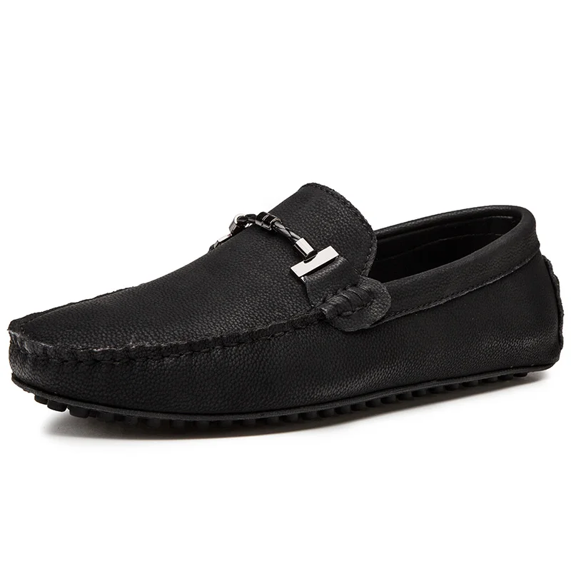 

New High Quality Men's Shoes Genuine Leather Casual Shoes Man Fashion Plus Size 38-47 Loafers Men Moccasins Luxury Driving Flats
