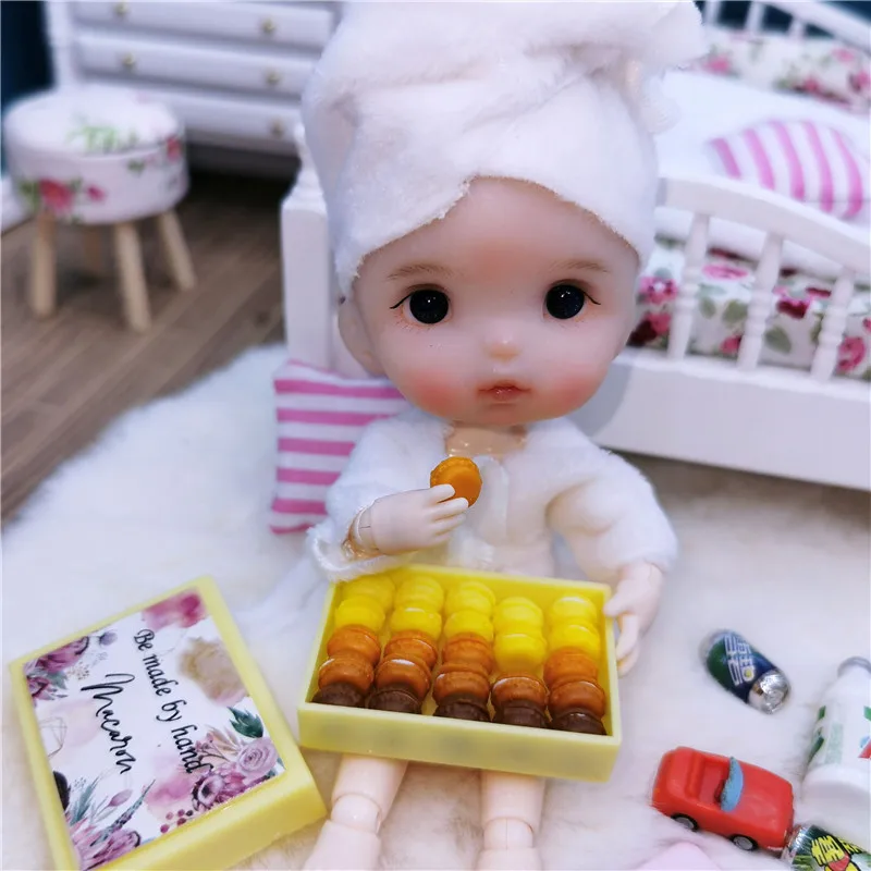 

1:12 Dollhouse miniature food play model simulation marca dragon biscuits props