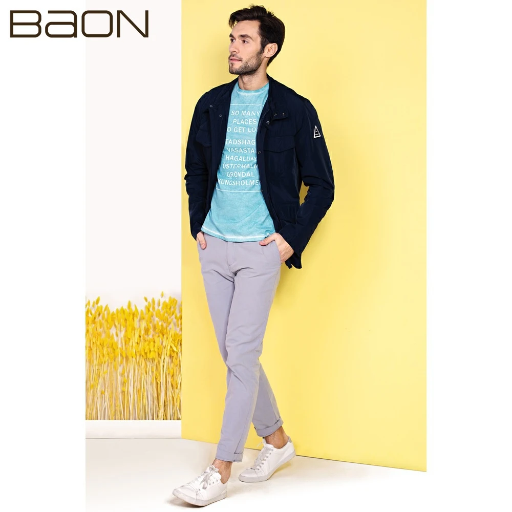 Мужская футболка с потёртостями Baon B739014|Мужские футболки| |