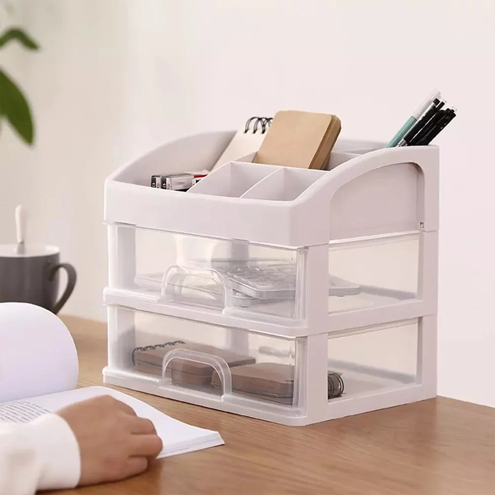 1/2/3 Layers Makeup Organizer Drawer Large Capacity Bathroom Cosmetic Storage Box Jewelry Nail Polish Desktop Sundries Container | Дом и сад