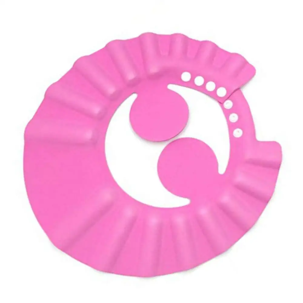 Pink Qshare ковш для смывания шампуня ванны младенца Кепки детская одежда с графикой из мультиков морская Лев душ ложки Baby Shower Кепки для мытья волос детский банный инструмент - Цвет: Pink
