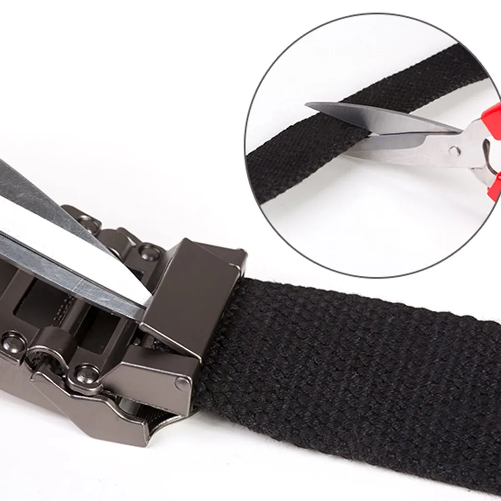 Парусиновый ремень с автоматической пряжкой | Аксессуары для одежды