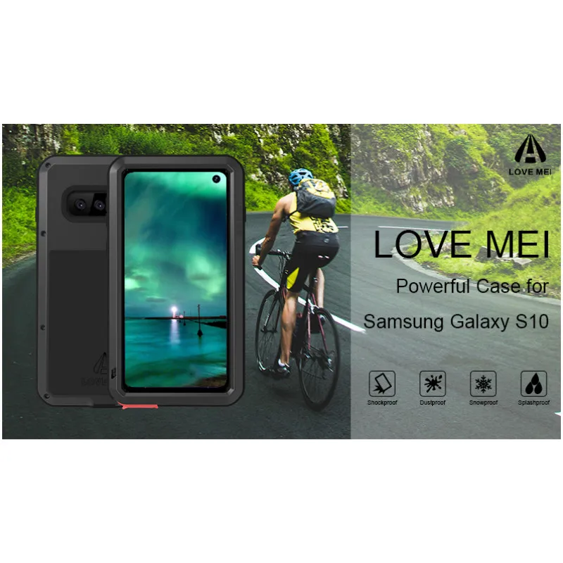 Для samsung Galaxy S10 чехол LOVE MEI ударопрочный грязезащитный водонепроницаемый