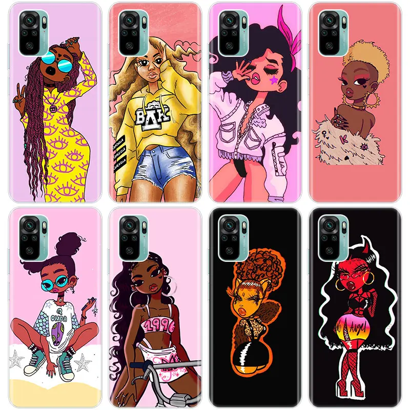 2bunz меланин Poppin Aba силиконовый чехол для телефона Xiaomi Redmi Note 10 9 Pro Max 10S 9S 8T 8 8A 9 9A 9C NFC 9T 7 мягкий чехол