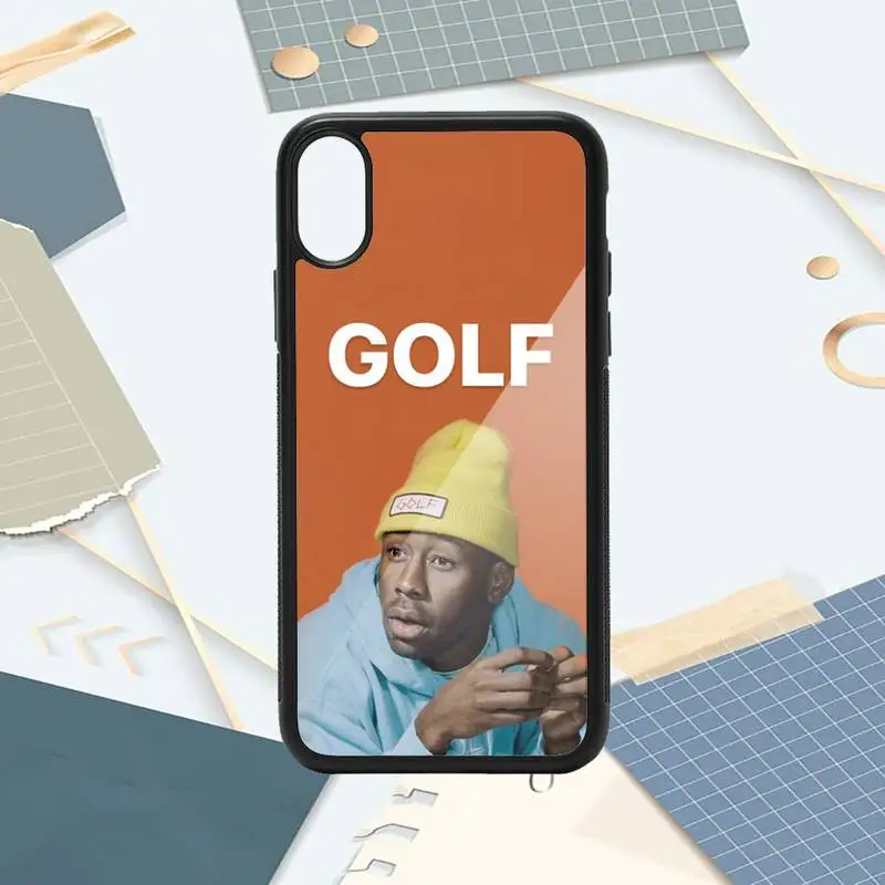 

Rapper tyler the creator GOLF bees Phone Case PC for iPhone 11 12 pro XS MAX 8 7 6 6S Plus X 5S SE 2020 XR