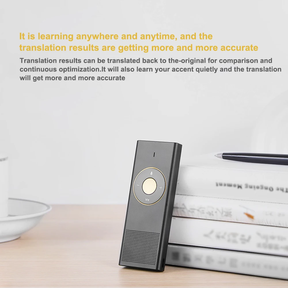 Xiaomi Moyu AI голосовой переводчик портативный мини 14 языков переводчик интеллектуальное карманное устройство для путешествий, учебы, бизнеса