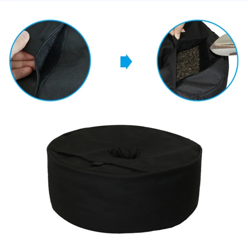 

38cm Diameter Outdoor Round Sandbag for Tent Shade Base Support Fishing Camping Hiking Outdoor Accessories