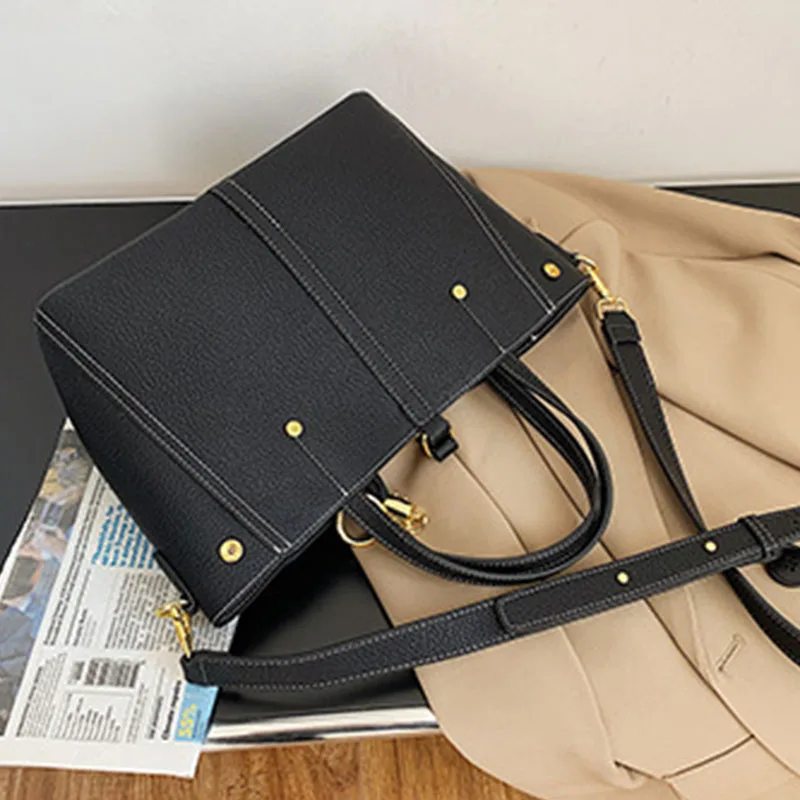 

Luxury Brand Women's Handbag Fashion Designer Tassel PU Leather Ladies Handbag Large Capacity Shopper Tote Bag Female Bolsa