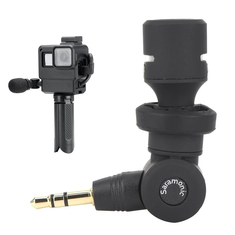 

Беспроводной шумоподавляющий микрофон SR-XM1 3,5 мм, GoPro Vlog Video Mic для GoPro Hero 10 9 8 7 6 5 DJI Osmo Action Osmo Pocket