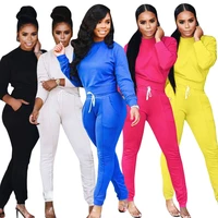 two piece set women 2 piece set women outfits tracksuit for female fall clothes 2020 2 pieces sets long sleeve pullover pants