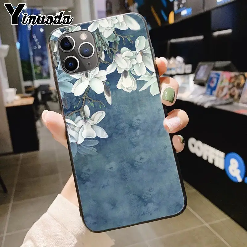 10 Yinuoda цветы орхидеи красочные Роскошные модные 2D чехол для телефона для iPhone 7plus X 6 6S 7 xs max xr 8 8Plus 5S 11pro чехол - Цвет: 10