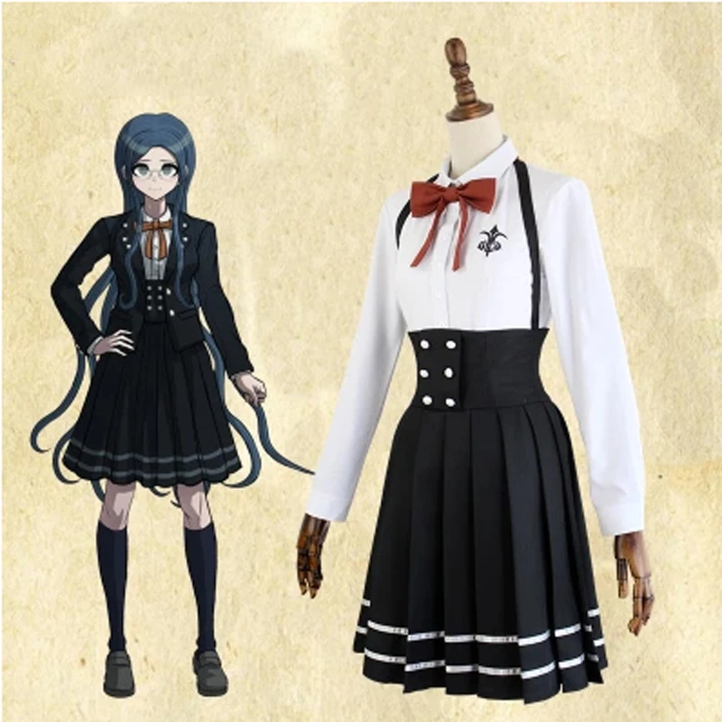 Аниме Danganronpa V3 Shirogane Tsumugi Оригинальная версия JK униформа косплей костюм женские