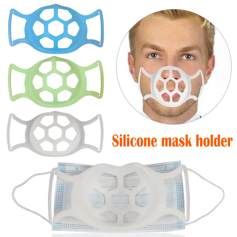 

Ho Face Cover Support Holder Breathable Anti-stuffy Bracket Food Grade Silicone Mouth Cover Inner Support Bracket Stente sy998