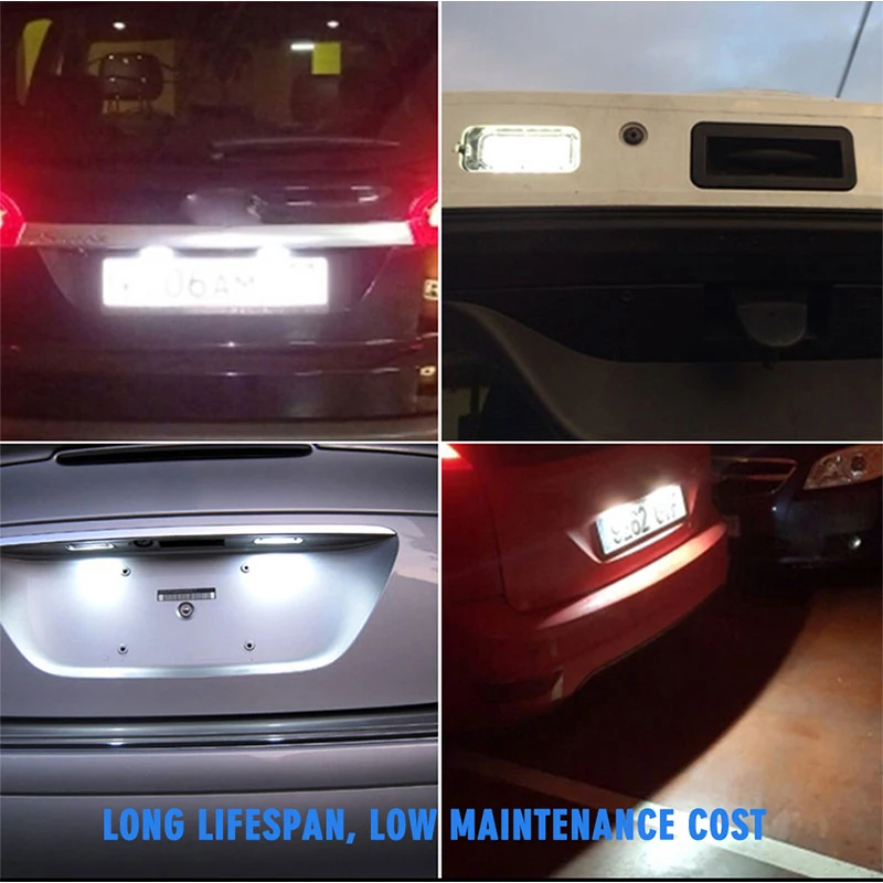 1 пара Водонепроницаемый номерной знак свет для MINI Cooper R56 R57 R58 R59 автомобильный