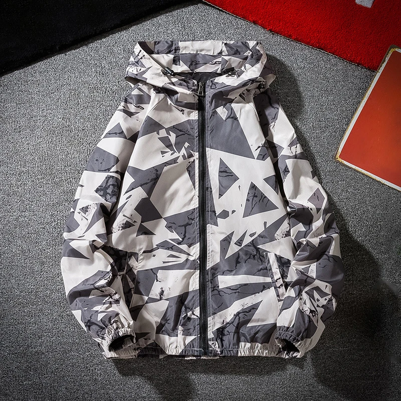 Мужская куртка толстовка с капюшоном для фитнеса топы принтом модная спортивная