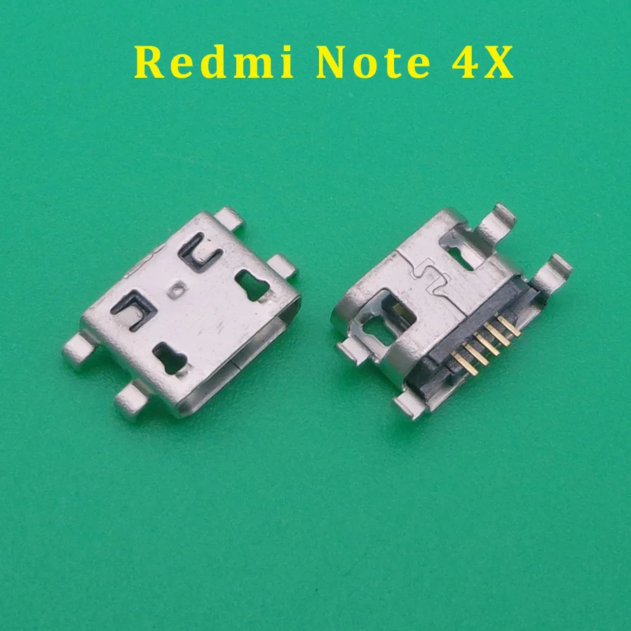 Redmi Note 4X 10 шт. Micro USB разъем для зарядки порт USB разъем для Xiaomi Redmi 4 4A 4X3 S/Note 4 Note4 - Цвет: Redmi Note 4X