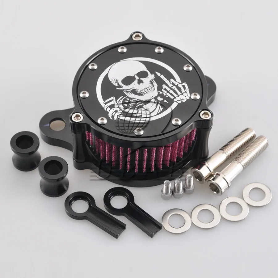 

Motorcycle Air Filter Cleaner Intake Filter System Kit For Harley Sportster XL1200 Iron 8831991-2019 motor Accessories