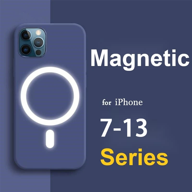 Силиконовый чехол с магнитным кольцом для iPhone 12 Mini 11 Pro Max 12Pro XR X XS 7 8 Plus SE 2020
