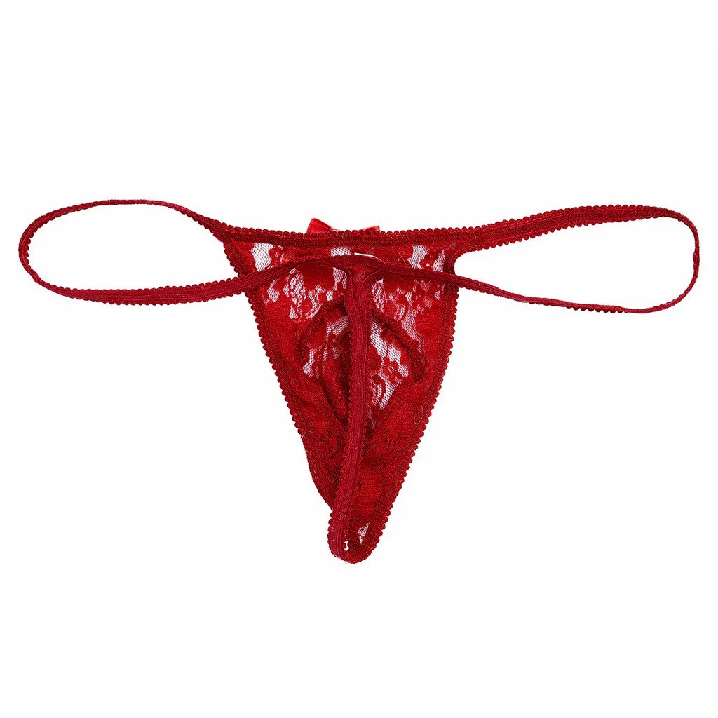 Men's G-String T-Back Shorts Men Underwear Stylish Lace Pattern hombre Sexy G String Cueca Gay Penis Lingerie | Тематическая