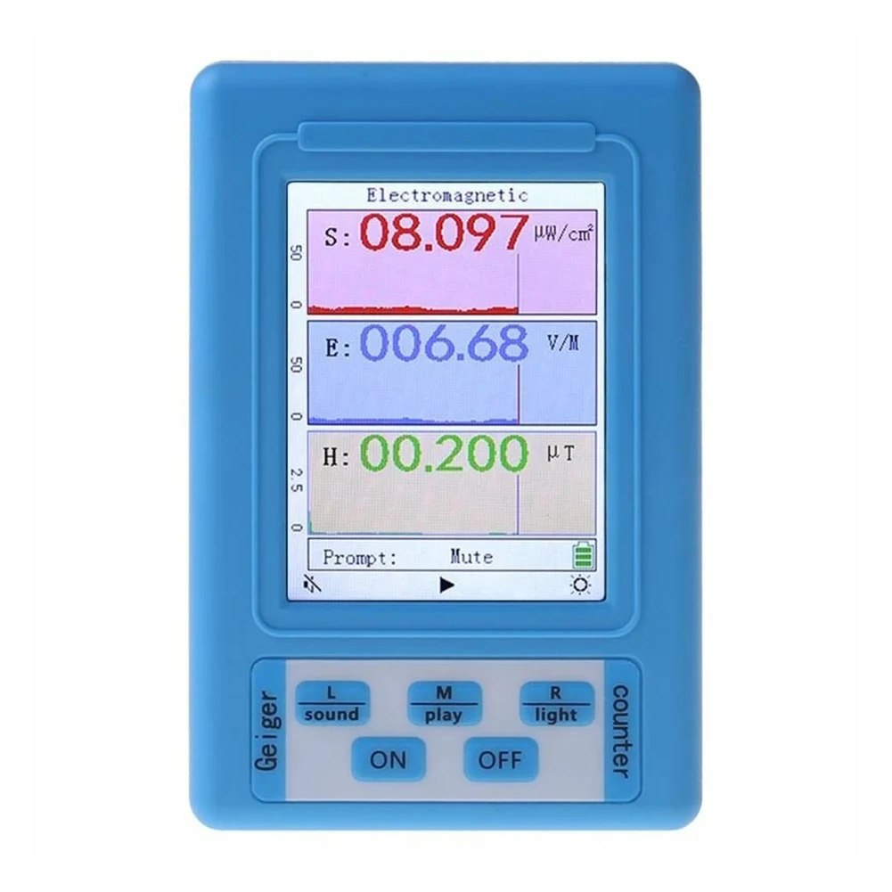 

Br-9a Portable High-precision Electromagnetic Radiation Detector Emf Meter Professional Handheld Radiation Dosimeter Monitor