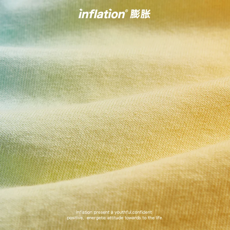 

INFLATION Mens Tie Dye T-shirts Summer Fashion Casual Short Sleeve Tshirts Men Cotton Oversized Hip Hop Tees Streetwear 5100TS21