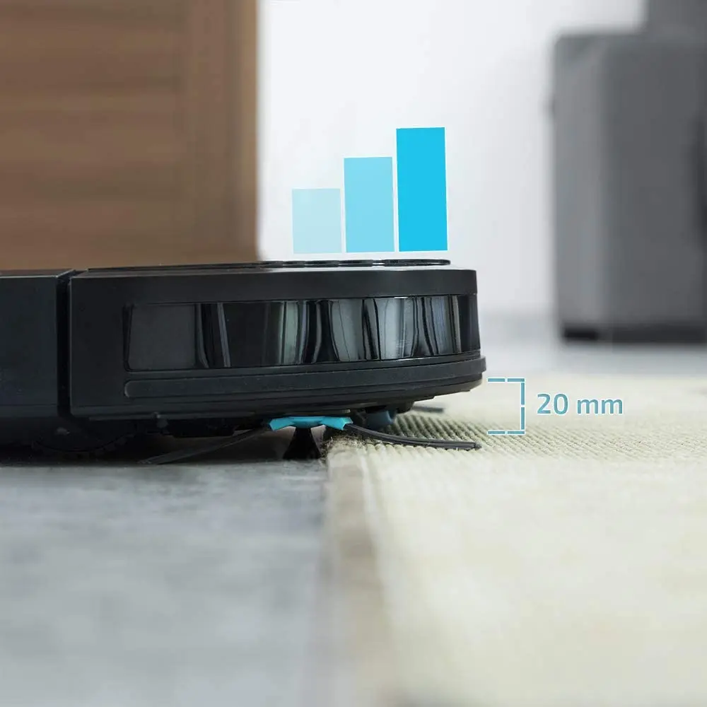

Robot vacuum cleaner series 1090 Connected. 1400 Pa, Compatible with Alexa and Google Home, Aspire, Barre, scrub.