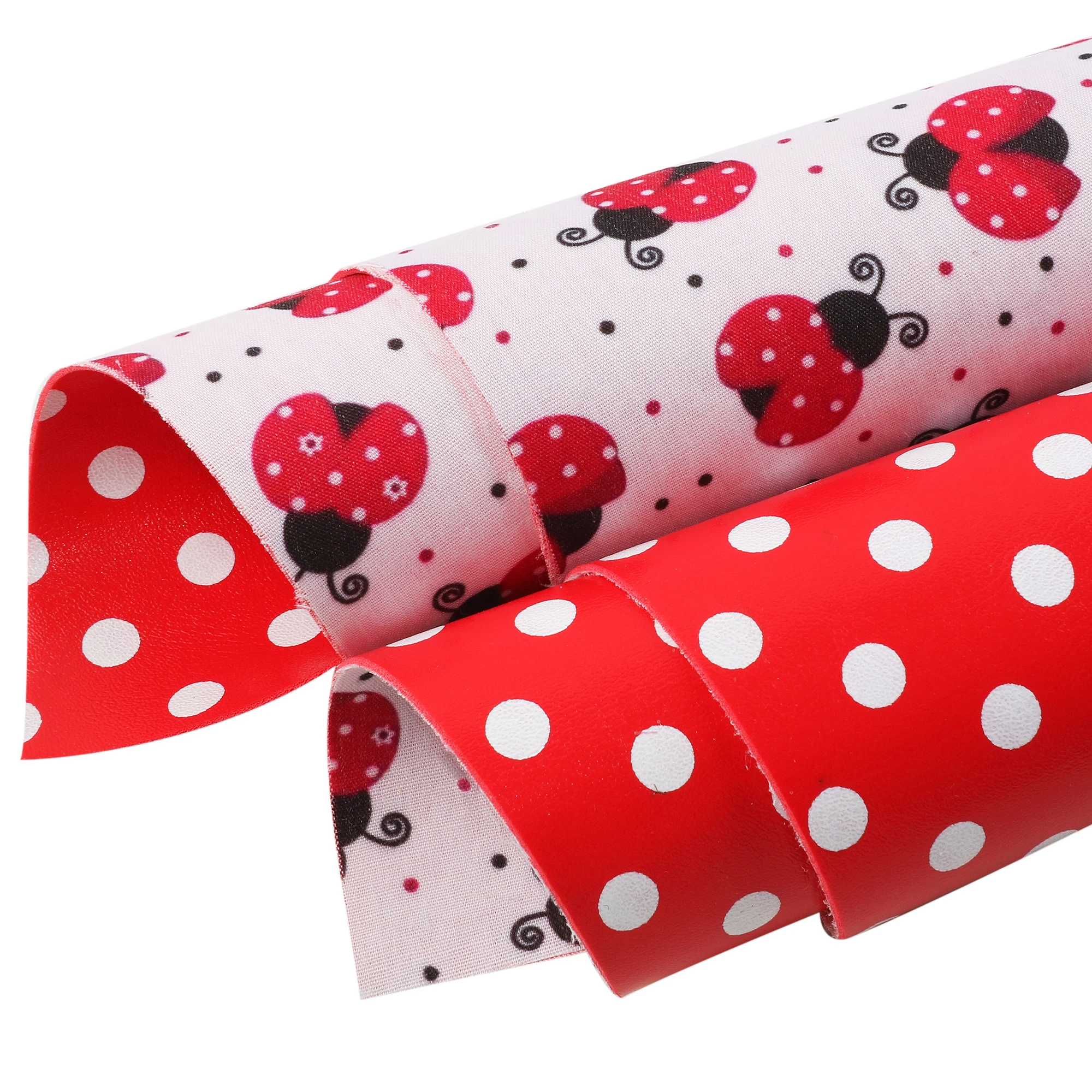 Двухсторонний лист из искусственной кожи и ткани 20x33 см блестящий Шиммер с