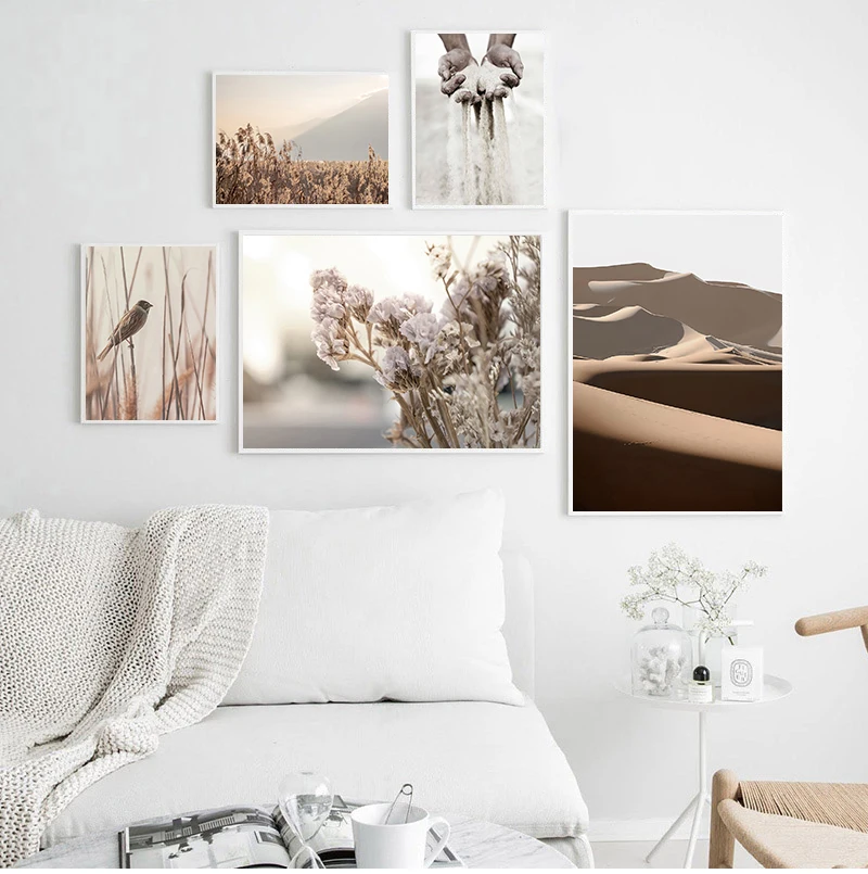 

Камышовые плакаты и принты в скандинавском стиле, настенная живопись на холсте, для гостиной, скандинавский домашний декор