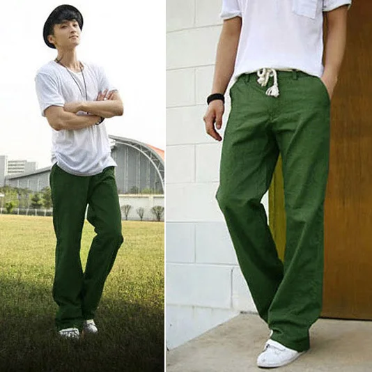 Дышащие брюки M ~ 3XL длинные корейские повседневные свободные брендовые новые 2019