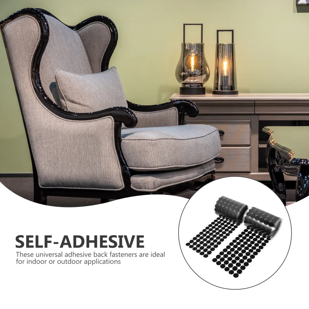 

1000 Pairs Sticky Back Coins Tape Hook and Loop Dots Self Adhesive Dots Tapes