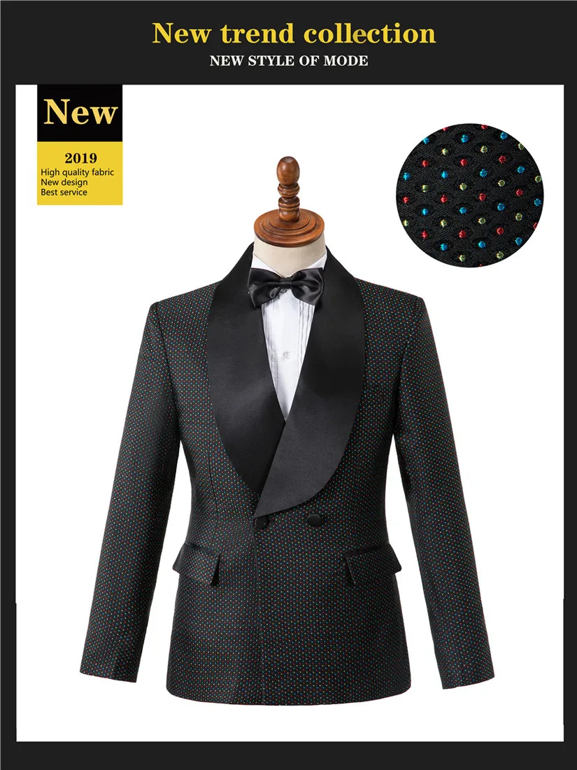 same as picture Thorndike costum сделано Золотой классический узор стиль мужской свадебный костюм двубортное пальто высокого качества мужской Wondeful костюм - Цвет: same as picture