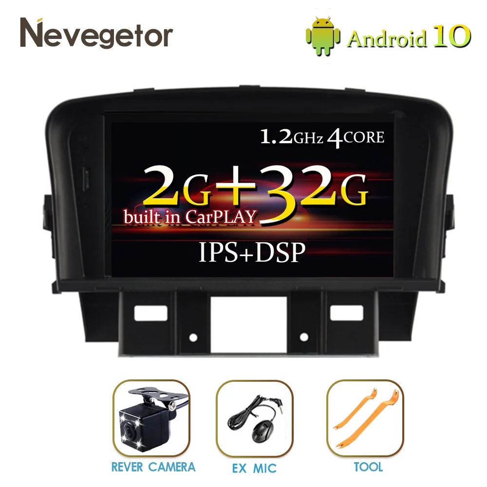 Новейшая автомобильная Android 10 0 аудио видео система подходит для CHEVROLET CRUZE 2008 2013