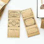 1 компл.лот бумага из блакнота для бумаги для заметок на клейкой основе Винтаж теплые Бумага дневник в стиле Скрапбукинг наклейки для офиса и школы канцелярские блокнот