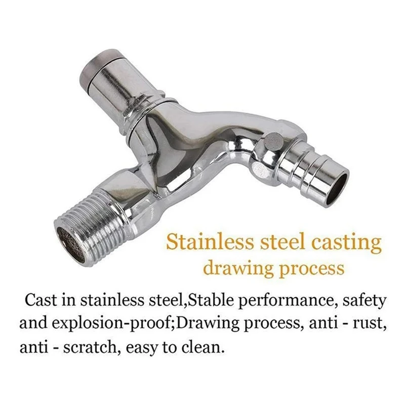 Анти-кражи кран водопроводной воды с замком ключ брелок для ключей из